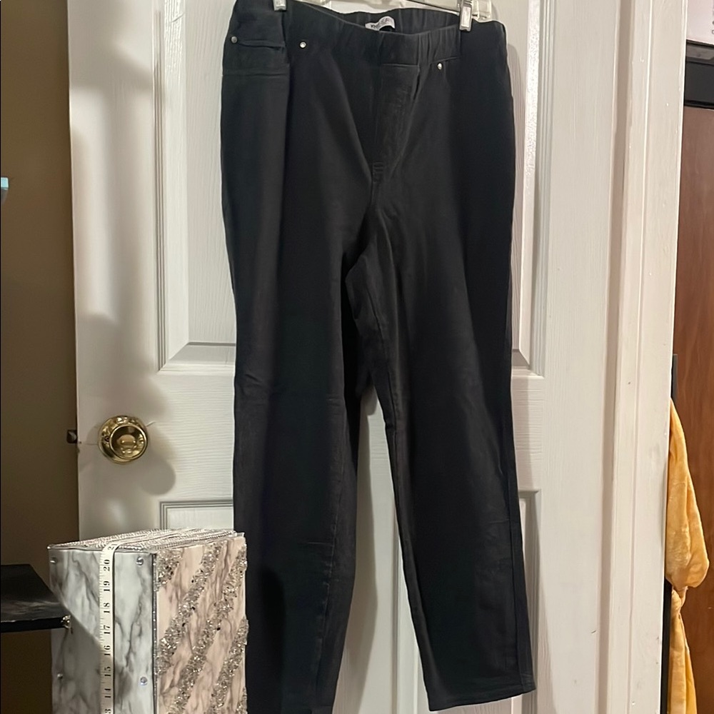 Catherines Charcoal Knit Jeans